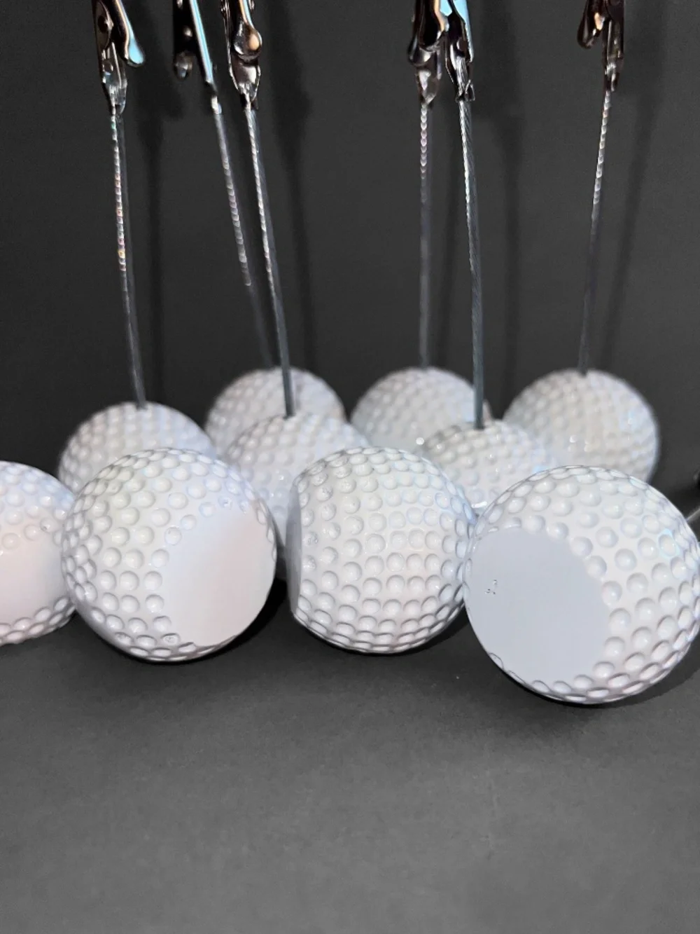 10 Golf Ball Place Card Holders